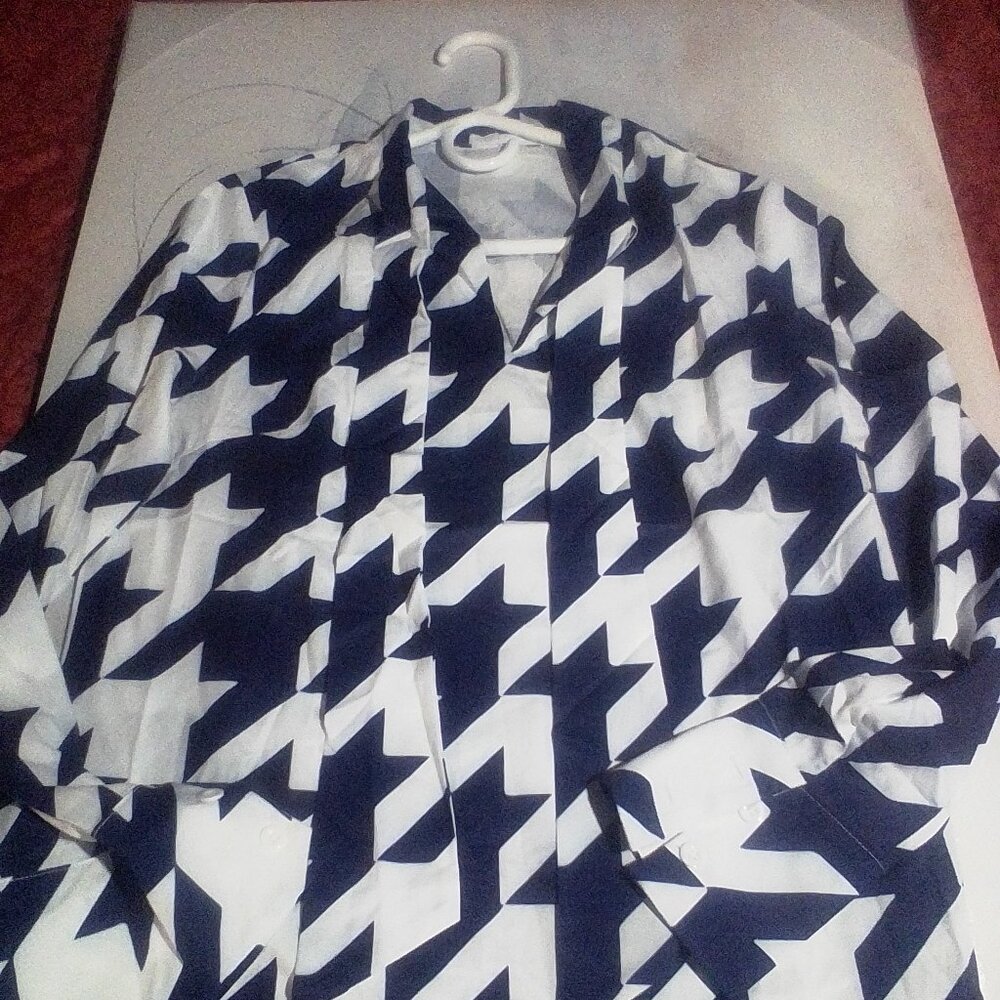 Multi colored blouse.